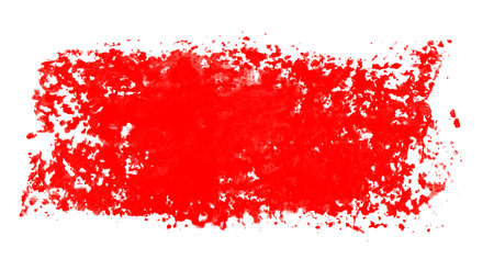 Paintbrush drawing: Red watercolour background textureの写真素材