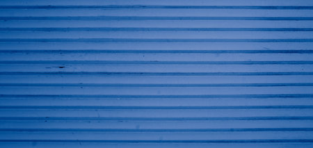 Old rustic weathered blue wooden planksの写真素材