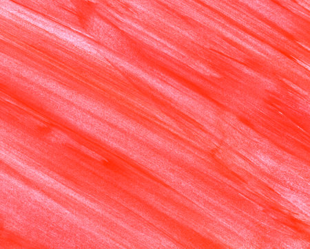 Very dirty paintbrush texture with red colorの写真素材