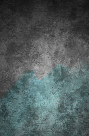 Dirty old background texture with dark grey and red colorの写真素材