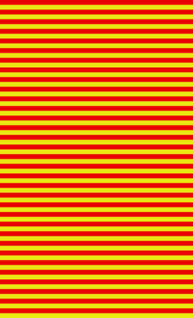 Simple horizontal stripes with red and yellow colorの写真素材