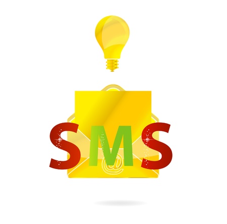 gold send mail and bolb signの写真素材