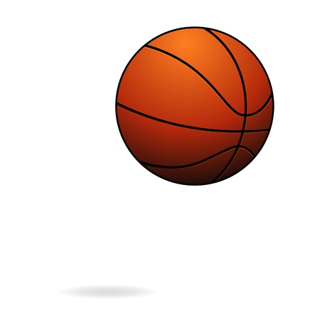 sport fly basketball ball sign isolatedのイラスト素材