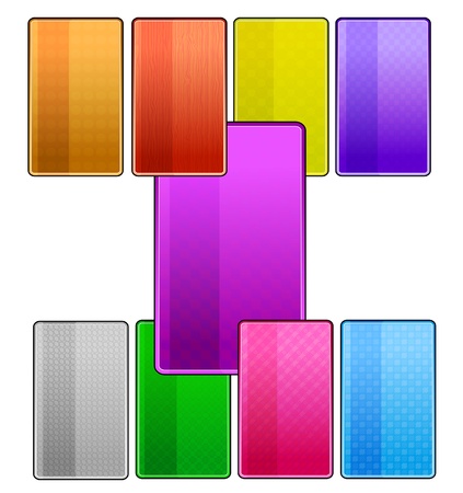 classic and elegance business card set isolatedのイラスト素材