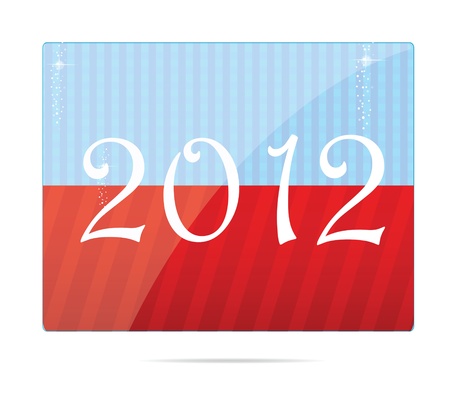 abstract christmas symbol set red colorのイラスト素材