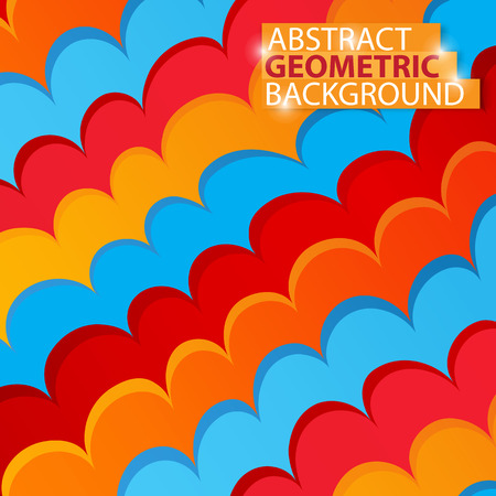 Abstract colored waves line background vector isolatedのイラスト素材