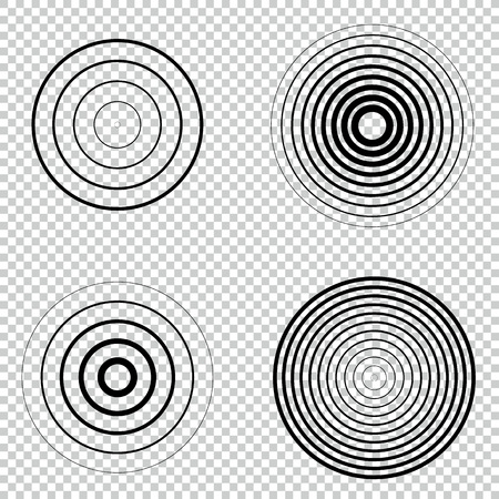 Collection of sound vector symbols. Isolated. Easy to use.のイラスト素材