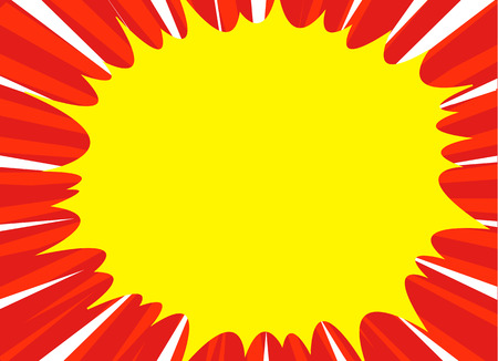Comic book superhero pop art style white radial lines background. Manga or anime speed frame. Easy to use.のイラスト素材