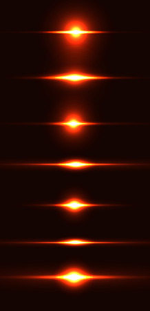 Mega set of sparkle lights with transparency effects. Collection of beautiful bright lens flares. Lighting effects of flash. Easy to use.のイラスト素材