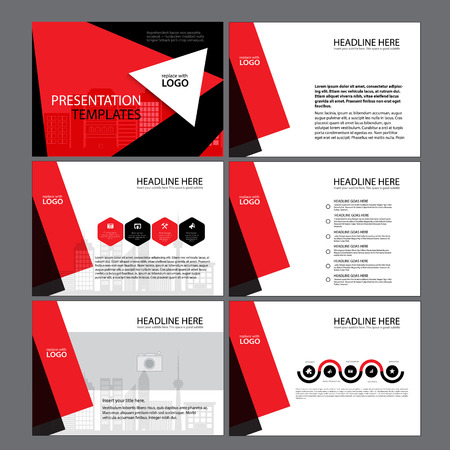 Set of infographic Presentation Template , Infographic Element , Business infographic , Layout design , Modern Style , Vector design illustration. Pink colorのイラスト素材