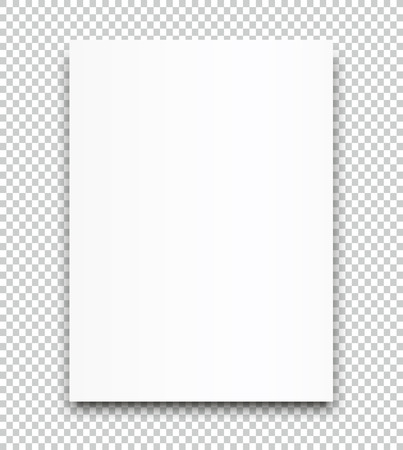A4 sized vector frame poster blank paper mockupのイラスト素材