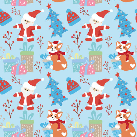 Cute Christmas background. Christmas background.の写真素材