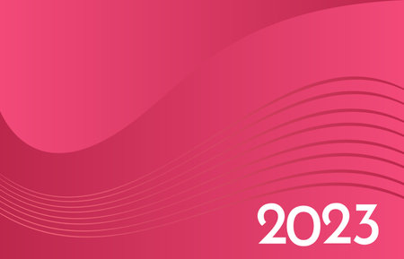 Template 2023 calendar cover concept. Happy New Year posters. Abstract design 2023 for vector celebration and season decoration, backgrounds, branding, banner, cover, card, or social media templates.のイラスト素材