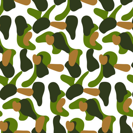 Vector flat background. Minimalist green trendy abstract polka dot pattern on a light background. For packaging, textile, print, template, cardsのイラスト素材