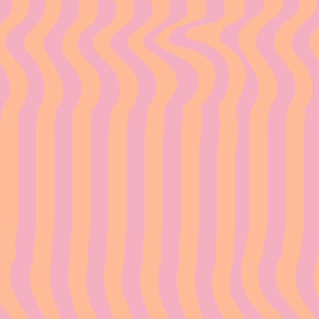Groovy retro seamless pattern. wavy rainbow background for trendy funky prints. Trippy psychedelic swirl summer backdropのイラスト素材