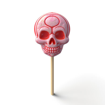 Halloween candy for trick or treat. isolated in white backgroundの写真素材