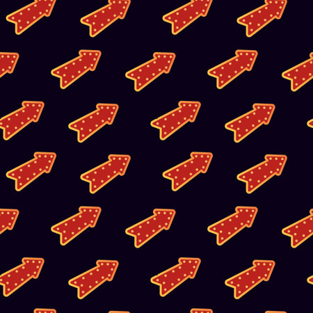 Bright seamless pattern with arrows. Vector abstract pattern