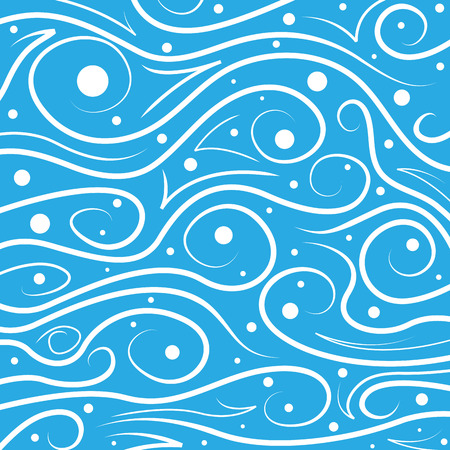 Pattern line design on azure backgroundのイラスト素材