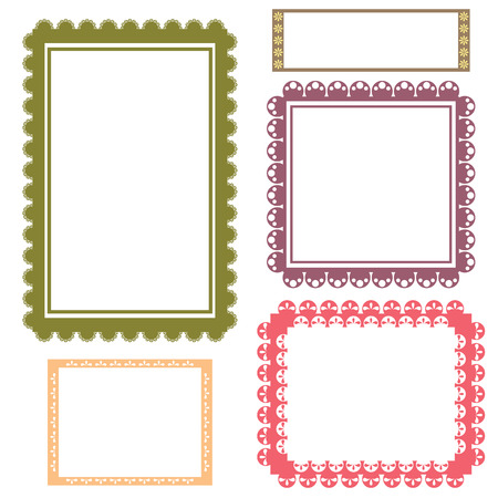 frame setのイラスト素材