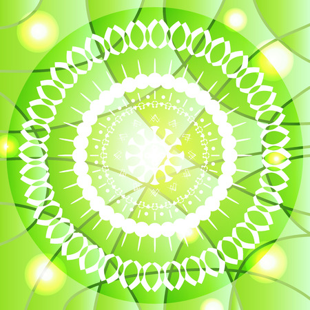 white abstract stylized elements vector backgroundのイラスト素材
