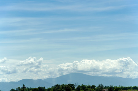 landscape mountain view with sky