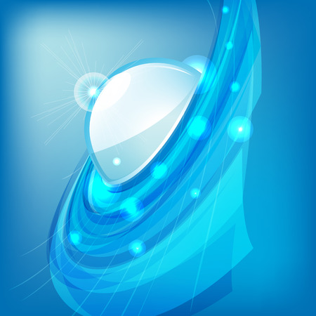 abstract blue background vectorのイラスト素材