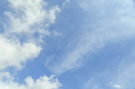 white clouds with blue sky background, beautiful sky