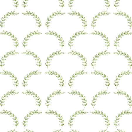 vector illustration cute designs of free hand flower doodle patternのイラスト素材