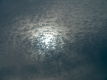 background of Sun behide cloudyの写真素材