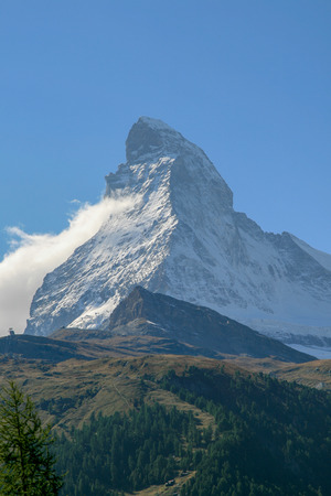 zermatt matterhorn in Switzerlandの写真素材