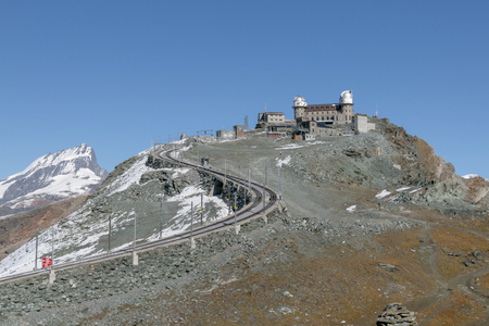 Railway at Matterhornの写真素材