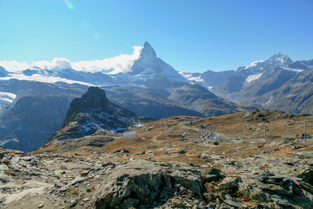 zermatt matterhorn in Switzerlandの写真素材
