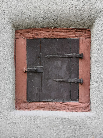 Old window at Bad Wimpfenの写真素材