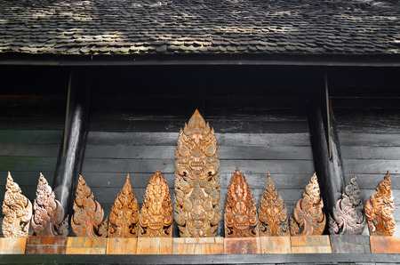 Chiang rai ,Thailand - october 26, 2014 : Baan Dam, Museum of Art in Chiang rai.のeditorial素材