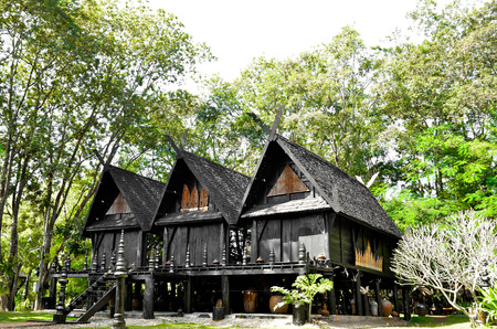 Chiang rai ,Thailand - october 26, 2014 : Baan Dam, Museum of Art in Chiang rai.のeditorial素材