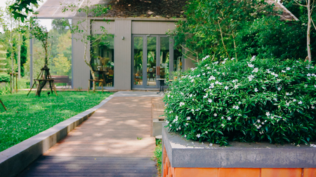 Small gardenの写真素材