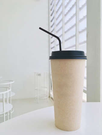 Reusable coffee cupの写真素材