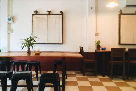 Cozy cafe interiorの写真素材