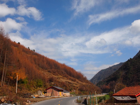 mountain sceneryのeditorial素材