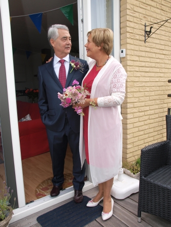 wedding of elderly peopleの写真素材