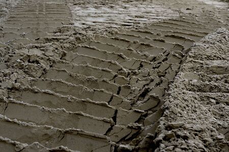Hydraulics tractor Bulldozer on the sand,level the ground,Con struction of street.