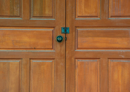 wooden door backgroundの写真素材