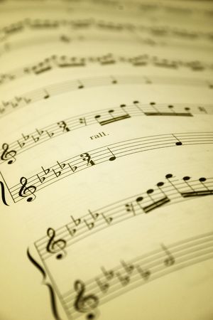 Sheet Musicの写真素材