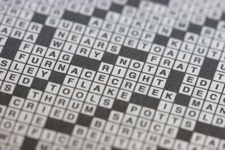 Crosswordの写真素材