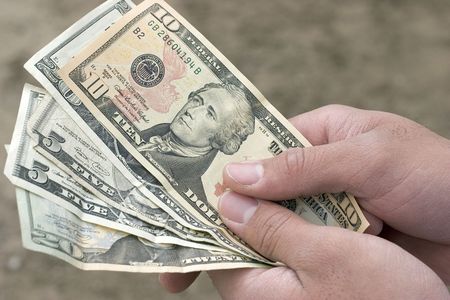 Money in Hands