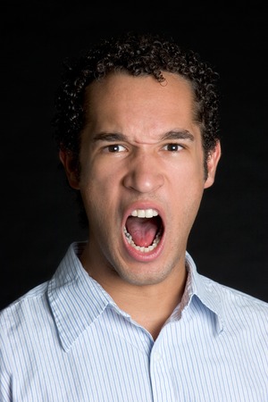 Angry Yelling Man