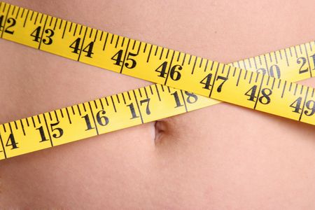 Measuring Waistの写真素材