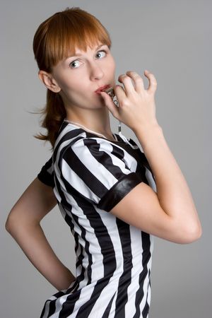Redhead Refereeの写真素材