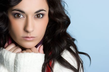 Winter Womanの写真素材