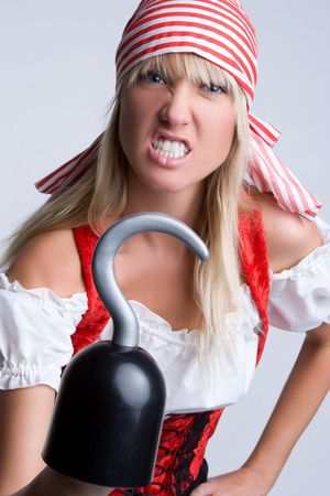 Angry Halloween Pirateの写真素材